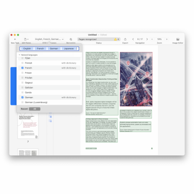 ABBYY FineReader PDF for Mac, GOV, 1 User, 1 year 1