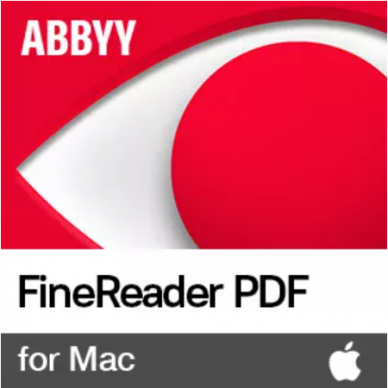 ABBYY FineReader PDF for Mac, GOV, 1 User, 1 year