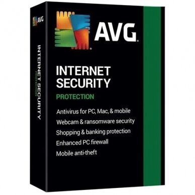 AVG Internet Security 1 Įrenginys, 1 Metai