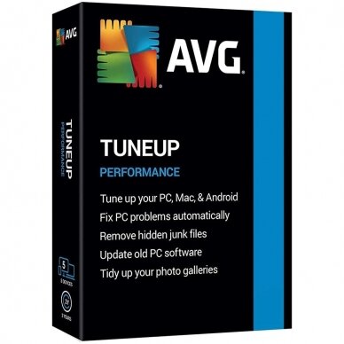 AVG TuneUp for PC, 1 Įrenginys, 1 Metai