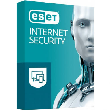 ESET Internet Security - 3 Įrenginiai, 2 Мetai