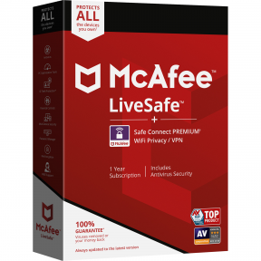 McAfee LiveSafe 10 Devices, 1 Year