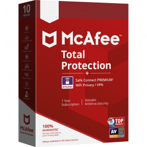 McAfee Total Protection Security  3 Įrenginiai, 1 Metai