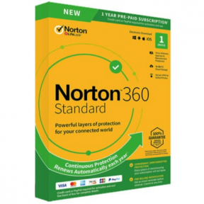 NORTON 360 Standard, 1 Device 1 Year. Subscription